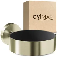 Ovimar Haartrocknerhalter Godalen | Edelstahl | Gold | Wandmontage