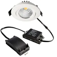 Deko-Light Dione 1 LED Deckeneinbauleuchte 8,5W 2700K Weiß