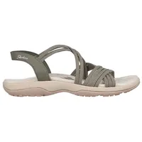 SKECHERS Reggae Slim Sandalen - Turn It Up grün