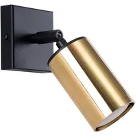 Sollux Winx (1xGU10) Schwarz/Gold