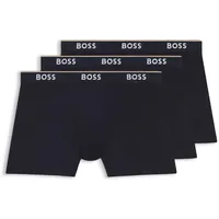Boss Boxershorts unifarben schwarz XXL 3er Pack
