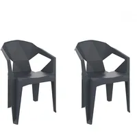 Garbar Delta Sessel 2 Einheiten - Dark Grey -