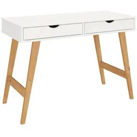 Idimex Schreibtisch Milo Eiche / Weiß