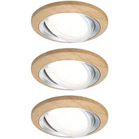 Paulmann 92239 Lanati 3er-Set rund 84mm 30° Coin 3x6W