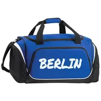 Multifanshop Sporttasche - Berlin blau - Textmarker - Druck