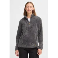 Oxmo Troyer OXTELSONIA 21301250ME kuscheliger Teddy-Pullover in Grau |