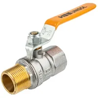 Hermann Schmidt Kugelhahn UNISOL SolarTyp 1614, Innen- x AG,