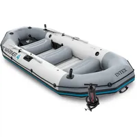 Intex Schlauchboot Mariner 4 Set Inkl. Paddel und Luftpumpe-Professional