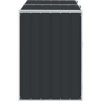 VidaXL Mülltonnenbox 144 x 81 x 113 cm anthrazit