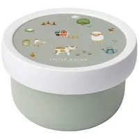 Mepal Lunchbox Campus Fruchtbox mit Gabel, Kunststoff, (1-tlg) weiß