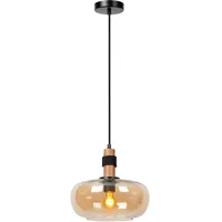 LUCIDE Ilona 1-flg. 30 cm amber Glas