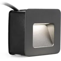 FARO Wandeinbauleuchte LED Aluminium 9,4 x 9,4 cm inkl.