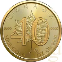 Royal Canadian Mint 1 Unze Goldmünze Maple Leaf -