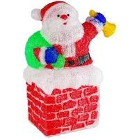 INDA-EXCLUSIV Inda-Exclusiv, 96 LEDs Santa Claus Figur / Weihnachtsmann