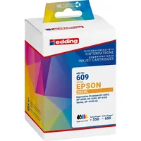Edding Druckerpatrone ersetzt Epson 202XL Multipack 5 Kompatibel Schwarz,