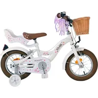 Volare Kinderfahrrad 12 Zoll ohne Rücktrittbremse - Weiß