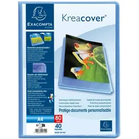 Exacompta 5762E 10er Pack Sichtmappe PP 500μ + 60