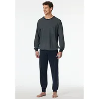 SCHIESSER Pyjama Comfort Essentials in nachtblau | Gr.: 52