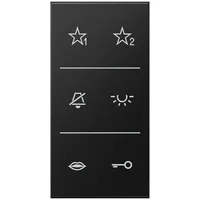 Jung Design-Cover Audio 3fach SI A6 LS DC SWM