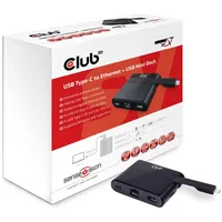 Club 3D USB Type-C to Ethernet + USB 3.0