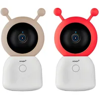 Netatmo Omajin Baby-Kamera via WiFi rot/weiß (OBC-01-EC)