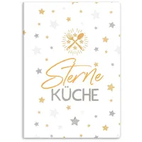 Itenga Sichtbuchmappe für Rezepte - Rezeptmappe Rezeptordner mit Motiv