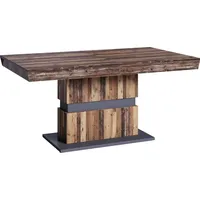 Freiraum Tisch >Matthew< mit Auszug in Old-Wood-Optik 140-195 x