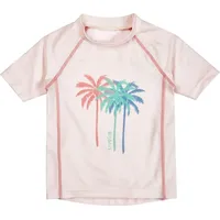 Playshoes UV-Schutz Bade Shirt Unisex Kinder Schwimmshirt Badebekleidung, Palmen