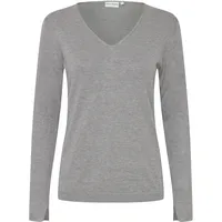 Pulz Jeans Strickpullover PZSARA in hellgrau | Gr.: XS