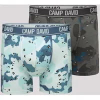 Camp David Boxershorts mit All Over Print blau XXL