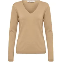 Pulz Jeans Strickpullover PZSARA in Braun | XXL