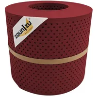 Zaunzu® Sichtschutzstreifen Rille Gelocht 26 m x 19 cm