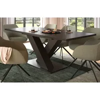 Inn.furn Esstisch grau 150 - 190 cm, bis 8