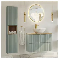 Lomadox NEWPORT-56 3-tlg. Grün Eiche