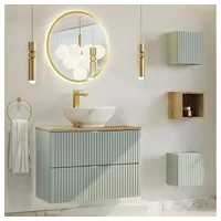 Lomadox NEWPORT 5-tlg. Grün Eiche