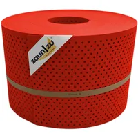 Zaunzu® Sichtschutzstreifen 50 m x 19 cm Rot