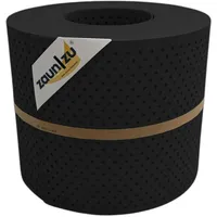 Zaunzu® Sichtschutzstreifen 26 m x 19 cm Tiefschwarz