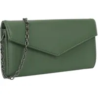 Buffalo Damen Secco Muse Dark Green Clutch