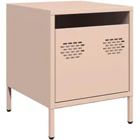 VidaXL Nachttisch Rosa 35x39x43,5 cm Stahl