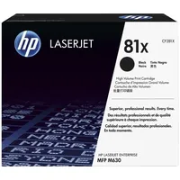 HP 81X (CF281X) // schwarz / / original HPCONTRACT
