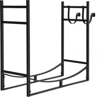 Goplus Kaminholzregal, 83 x 33 x 77 cm Brennholzregal,