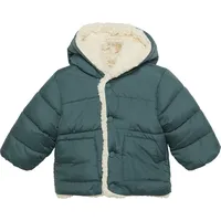 S.Oliver - Steppjacke mit Teddyplüsch-Futter, Babys, grau, 86