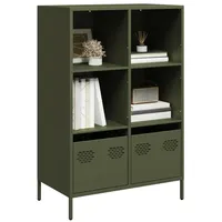 VidaXL Highboard 68 x 103,5 x 39 cm olivgrün