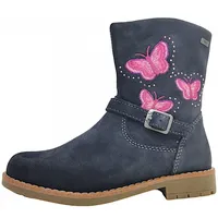 Lurchi Fara Kinderschuhe Mädchen Stiefel Reißverschluss Blau Freizeit, Schuhgröße:29