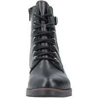 Rieker Damen Schnürstiefeletten Y0500, Frauen Stiefeletten,halbstiefel,Kurzstiefel,uebergangsschuhe,uebergangsstiefel,schwarz (00),39 EU /