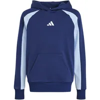 Adidas Seasonal Essentials Colorblock Fleece Kapuzenpullover Dark Blue /