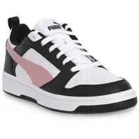 Puma Rebound v6 Low Sneaker 11 white-future pink-black 37