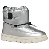 GEOX J WILLABOOM Girl B A Snow Boot, Silver/Black,