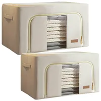 Joybos JOYBOS, 2er Set Midi Aufbewahrungsboxen für Kleidung, 24