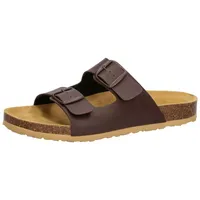 LICO Herren Bioline Man Pantoletten, Braun 1, 38 EU